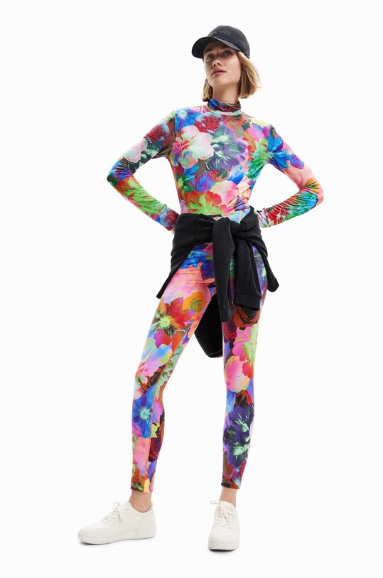 Odzież Desigual longsleeve 23SWTKBQ multicolor