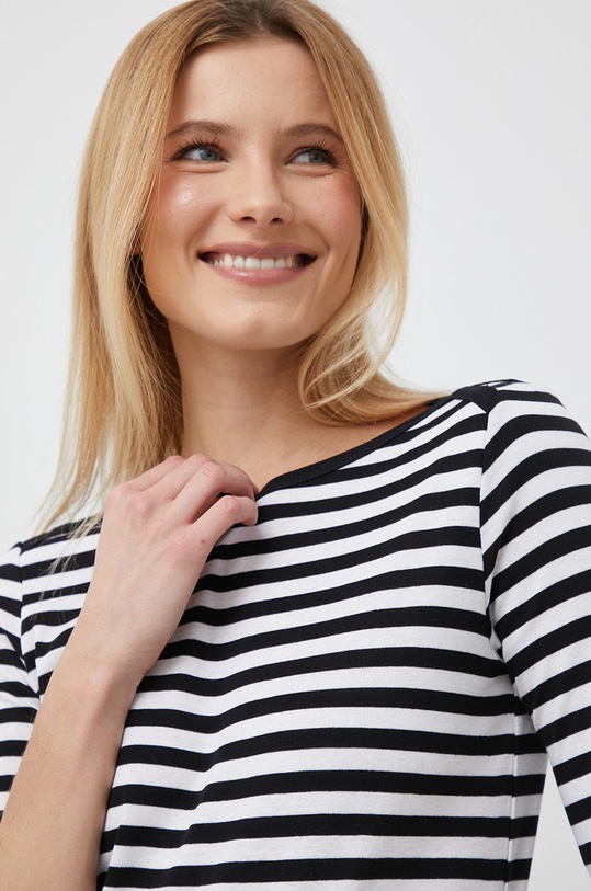 Îmbrăcăminte United Colors of Benetton longsleeve din bumbac 3OA6E16A1.700.. negru