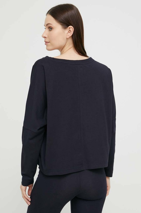 Одяг Бавовняний лонгслів лаунж Tommy Hilfiger UW0UW04153.PPYX темно-синій