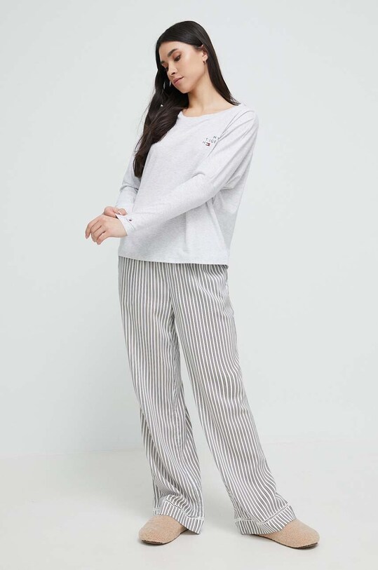 Îmbrăcăminte Tommy Hilfiger longlseeve lounge UW0UW04153.PPYX gri