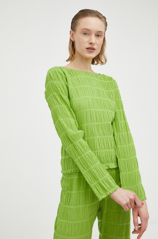 Résumé longsleeve z elastanem zielony 16880933