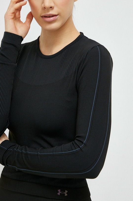 Oblečení Tréninkové tričko s dlouhým rukávem Under Armour Rush 1373930 černá