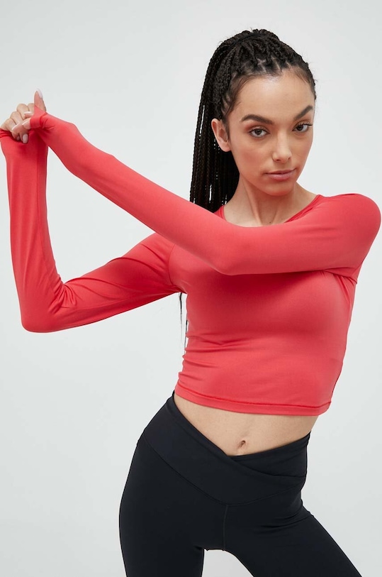 Odjeća Majica dugih rukava za jogu Casall 21168 crvena