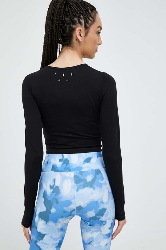 Одяг Лонгслів для йоги Casall 21168 чорний