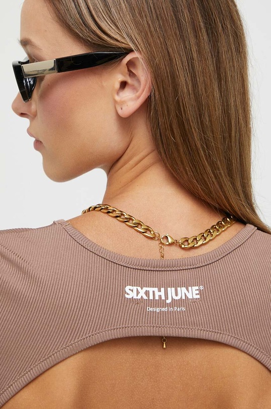 Longsleeve Sixth June 33668 καφέ