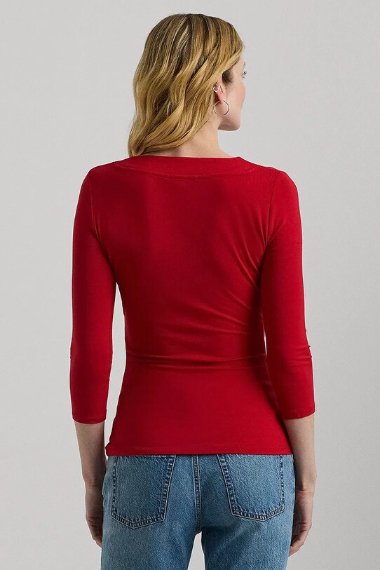 Μακρυμάνικο Lauren Ralph Lauren 200824366 μπορντό AW24