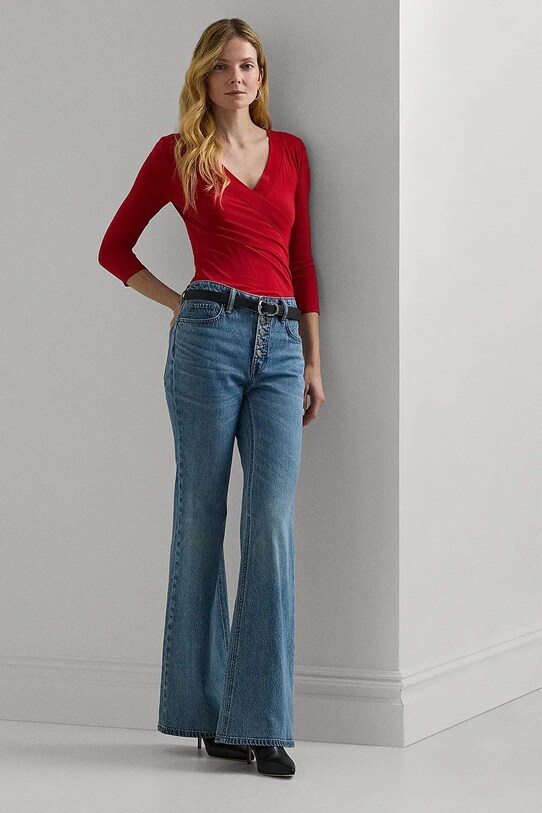 Ρούχα Μακρυμάνικο Lauren Ralph Lauren 200824366 μπορντό