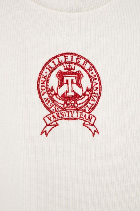 Dievča Detské tričko s dlhým rukávom Tommy Hilfiger KG0KG07053.PPYX béžová