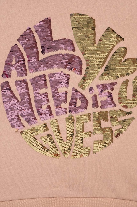 Dziewczynka Guess bluza bawełniana dziecięca J3GQ02.K82T0.PPYX pomarańczowy