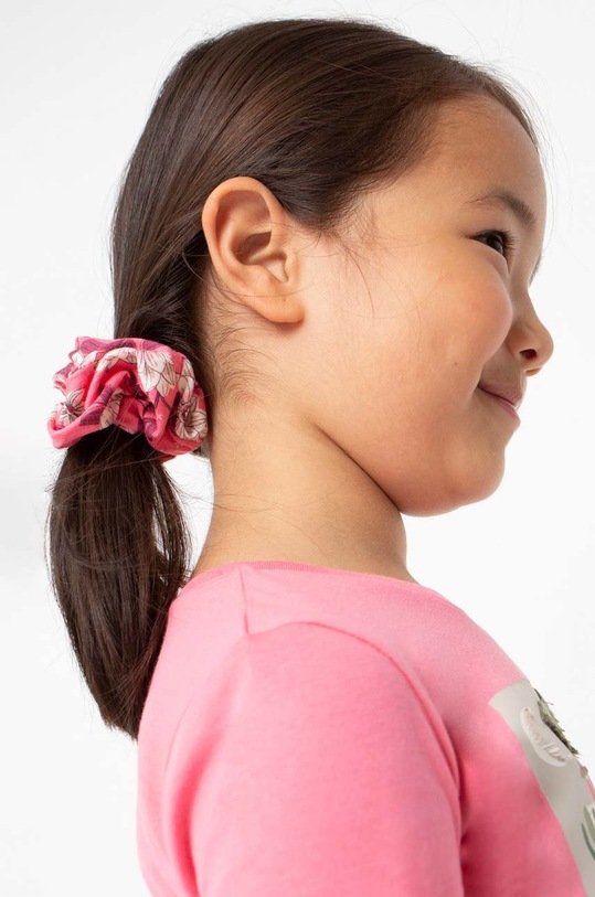 Dětské bavlněné tričko s dlouhým rukávem Mayoral 3072.6D.MINI růžová SS23