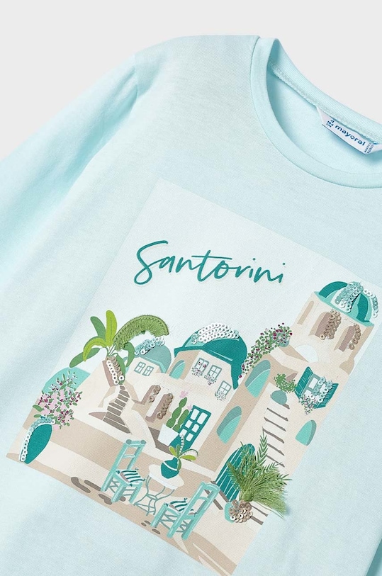 Момиче Детска блуза с дълги ръкави Mayoral 3072.6D.MINI зелен