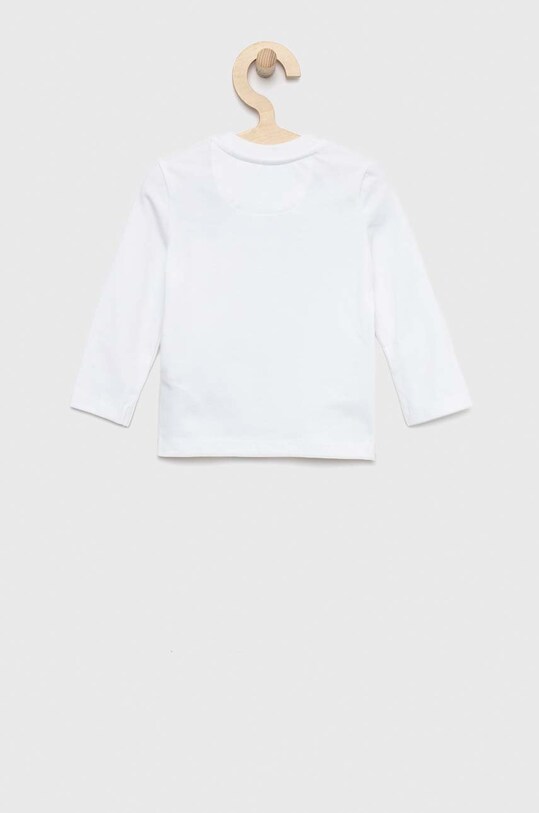Дитячий лонгслів Calvin Klein Jeans IN0IN00005.PPYX білий SS23