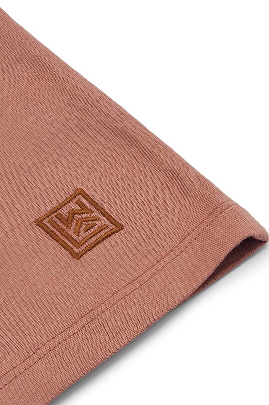 Хлопковый детский лонгслив Liewood розовый LW15384