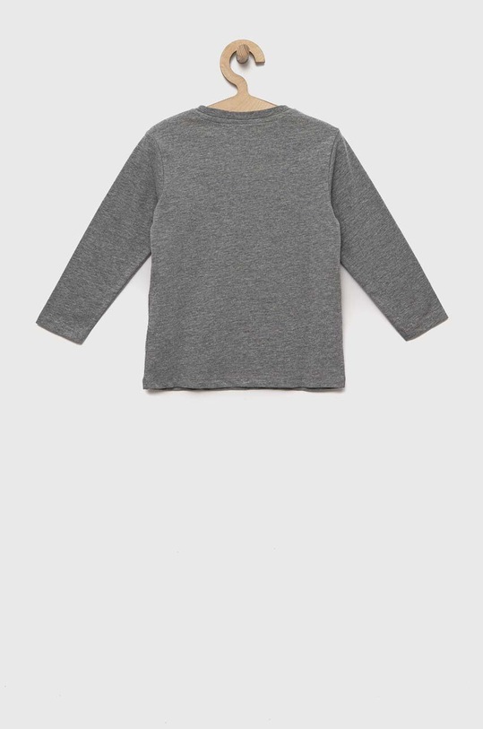 zippy longsleeve bawełniany dziecięcy ZKBAP0303.23018 szary SS23