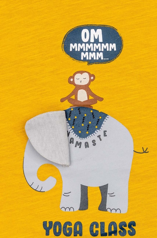 Dětské bavlněné tričko zippy oranžová ZBBAP0303.23021