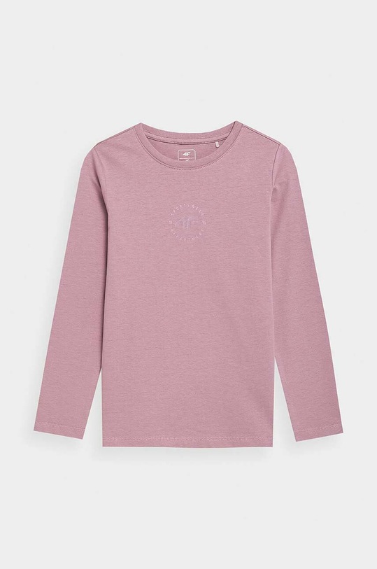 4F longsleeve dziecięcy F056 4FJSS23TLONF056 różowy SS23
