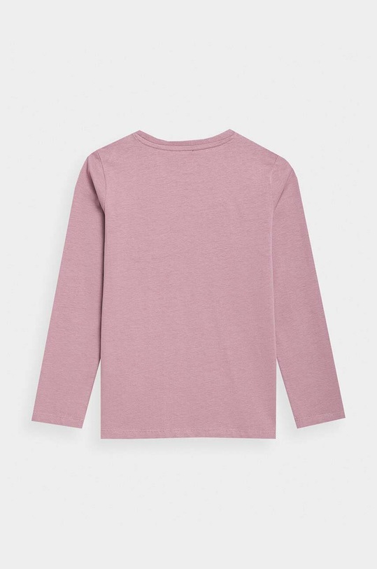 Chłopiec 4F longsleeve dziecięcy F056 4FJSS23TLONF056 różowy