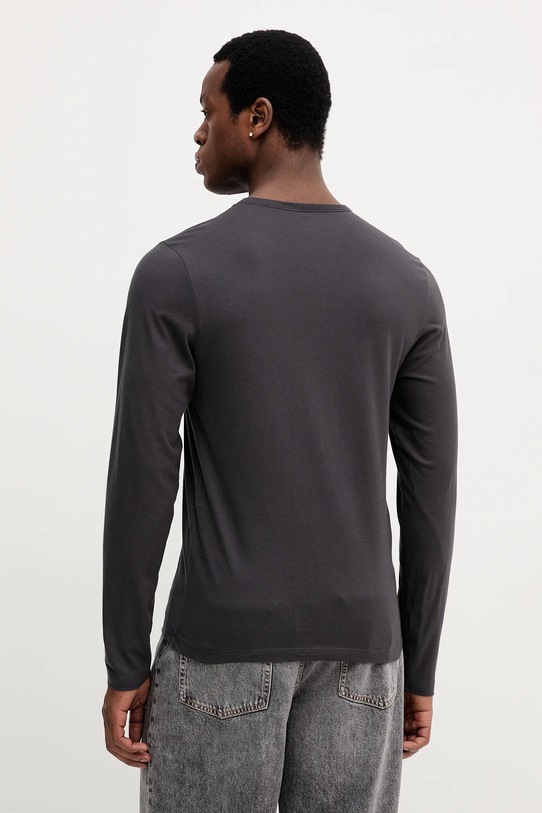 BOSS longsleeve bawełniany 3-pack 50492321 szary