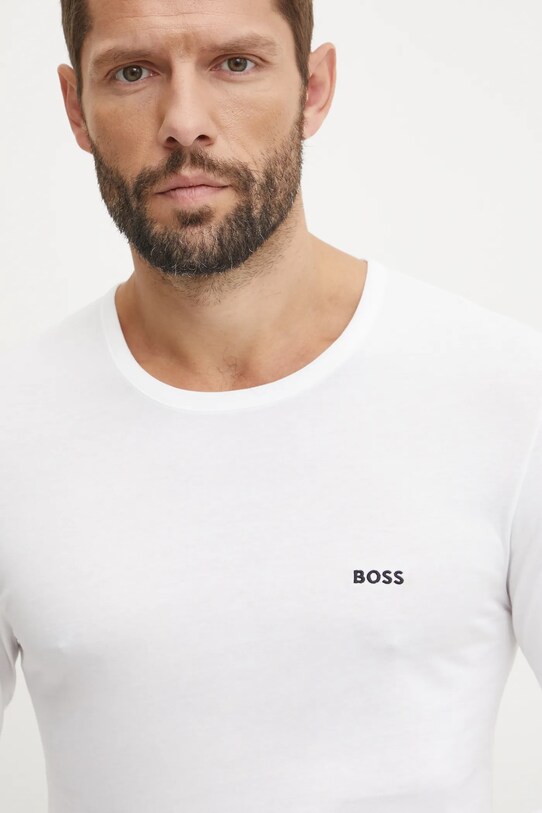 Хлопковый лонгслив BOSS 3 шт 50492321