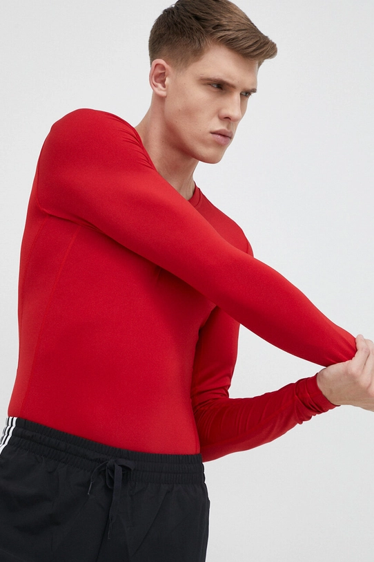 adidas Performance longsleeve treningowy czerwony HP0639