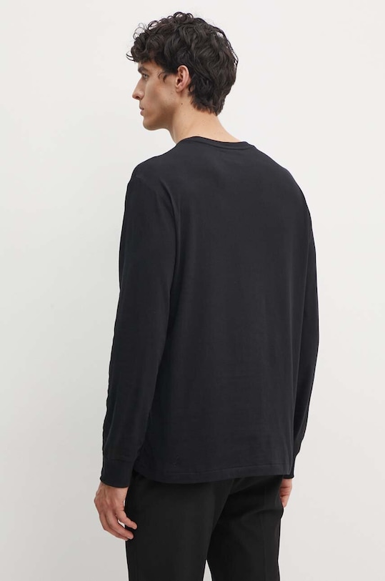 Odzież Polo Ralph Lauren longsleeve bawełniany 710671467 czarny