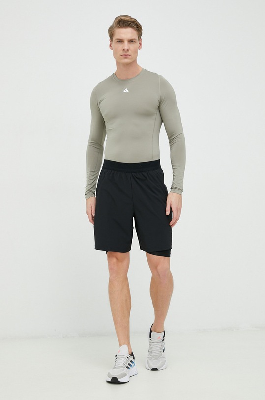 Блуза с дълги ръкави за трениране adidas Performance IC2157 зелен SS23
