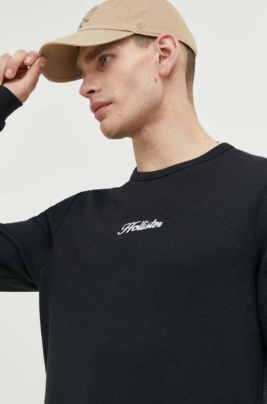 Hollister Co. hosszú ujjú fekete KI324.3031.900