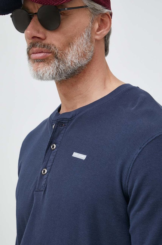 Pepe Jeans longsleeve bawełniany Remus granatowy PM508690.594