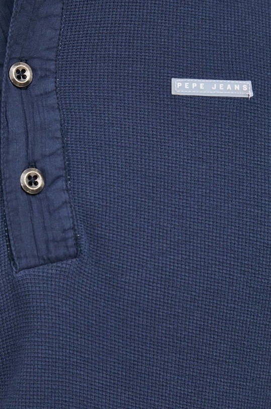 Pepe Jeans longsleeve bawełniany Remus PM508690.594 granatowy