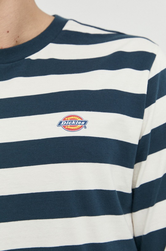 Бавовняний лонгслів Dickies DK0A4YFYAF01 темно-синій