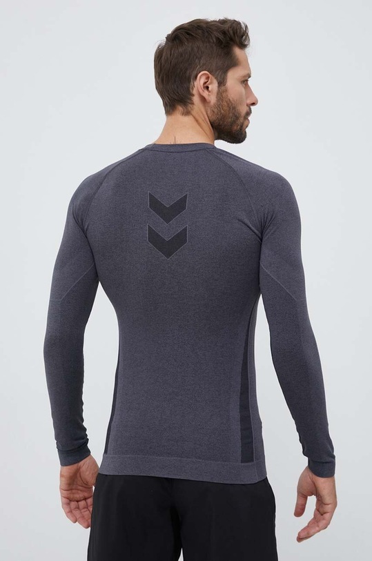 Одяг Лонгслів для тренувань Hummel Mike 213759 сірий