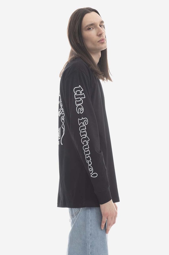Vans longsleeve bawełniany Too far From Future VN000041BLK czarny