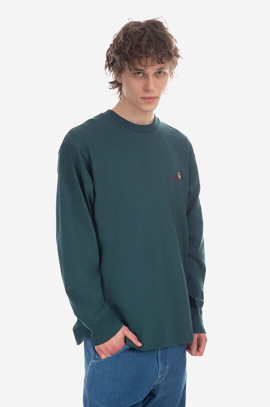 Carhartt WIP cotton longsleeve top American Script