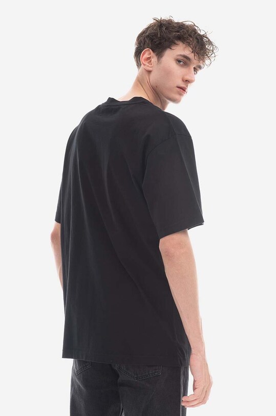 Clothing Han Kjøbenhavn cotton T-shirt Logo Print Boxy Tee Long Sleeve M.132861 black