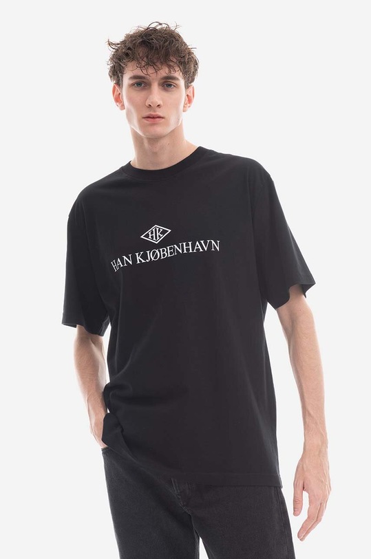 Han Kjøbenhavn cotton T-shirt Logo Print Boxy Tee Long Sleeve M.132861