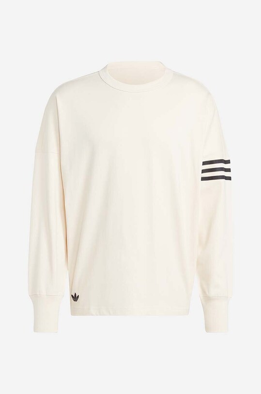 adidas Originals longsleeve bawełniany beżowy HS1525