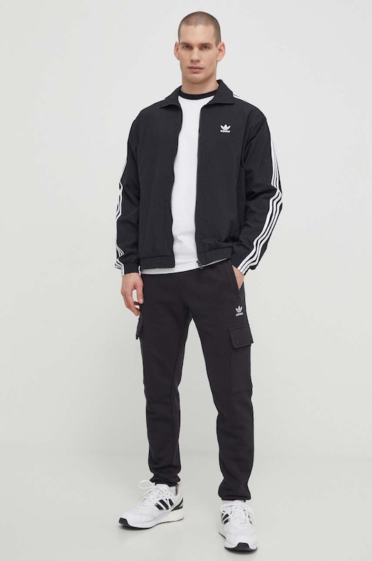 Bavlněné tričko s dlouhým rukávem adidas Originals IA4879 bílá AW23