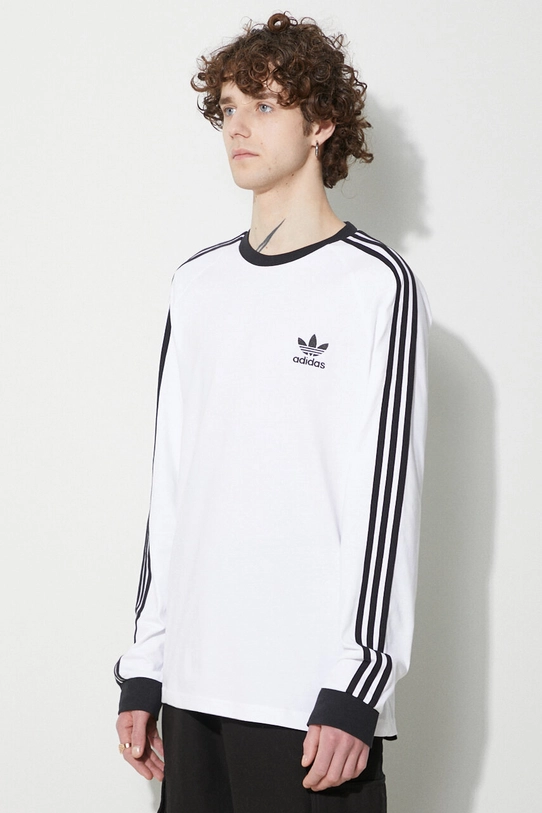 Îmbrăcăminte adidas Originals longsleeve din bumbac IA4879 alb