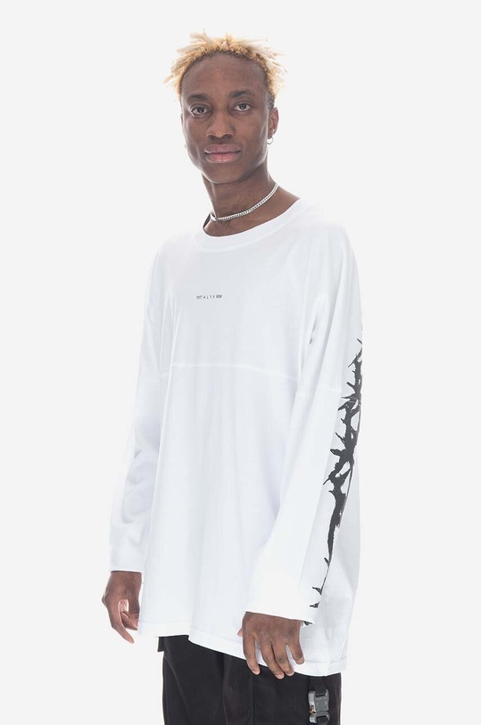 1017 ALYX 9SM cotton longsleeve top cotton white AAUTS0387FA01
