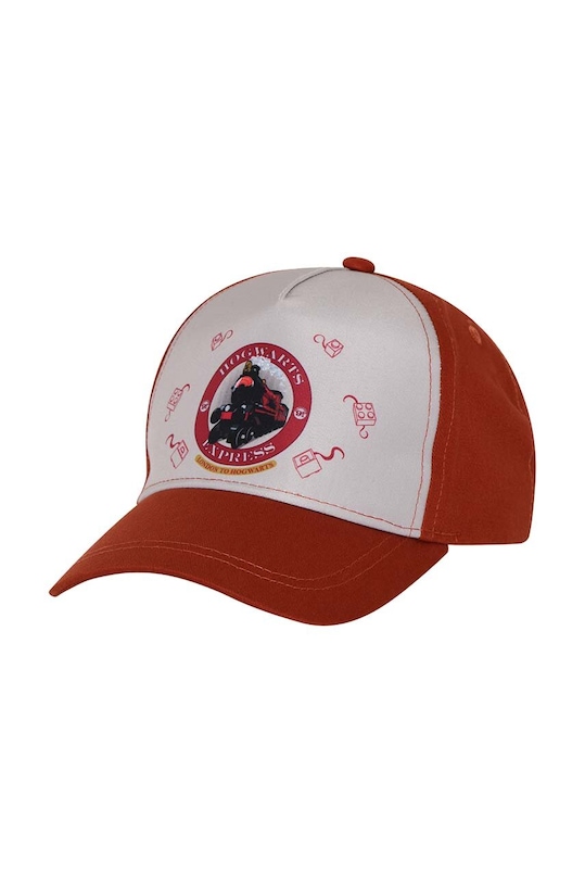 Lego czapka bawełniana dziecięca nadruk czerwony 12010791.B