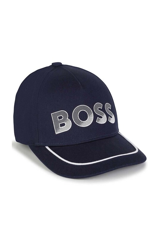 Παιδικός βαμβακερός σκούφος BOSS J21274.52.58 σκούρο μπλε SS23