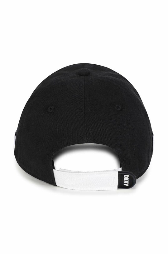 Dkny czapka bawełniana dziecięca D21199 czarny SS23