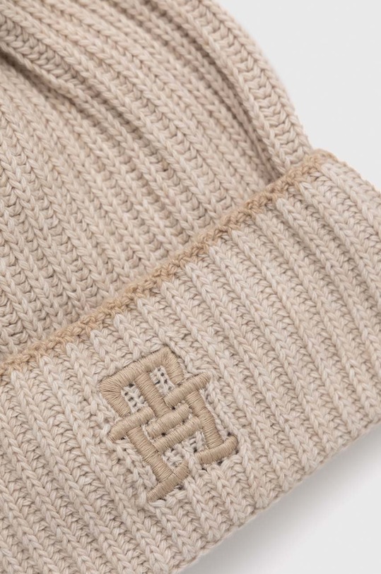 Kiegészítők Tommy Hilfiger sapka kasmír keverékből AW0AW14401.PPYX bézs