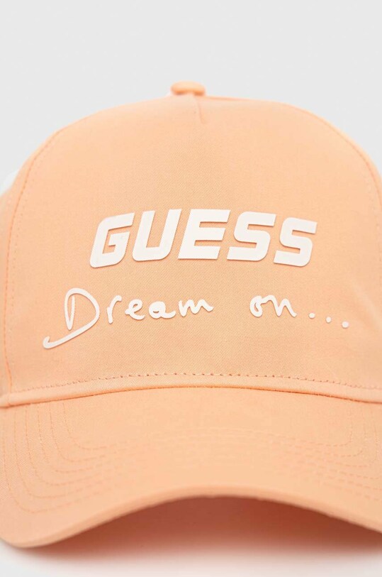Guess șapcă de baseball din bumbac V3GZ01.WO08O portocaliu SS23