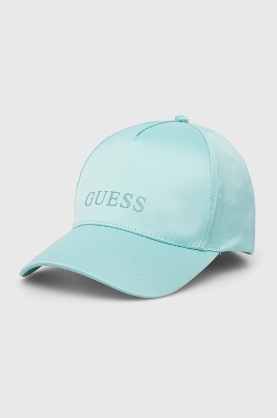 Шапка с козирка Guess други тюркоазен AW9320.POL01