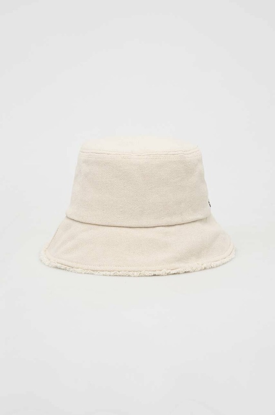Pamučni šešir Roxy pamuk bež ERJHA04152