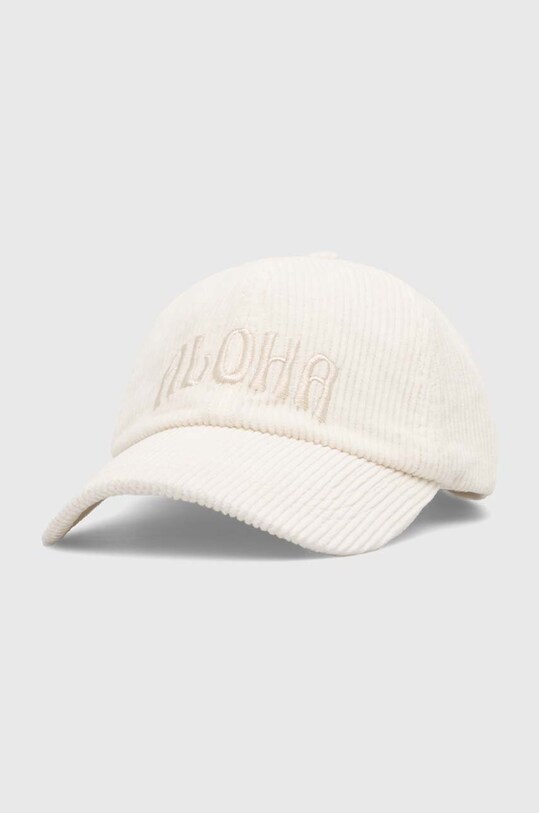 Бавовняна бейсболка Billabong аплікація бежевий ABJHA00196