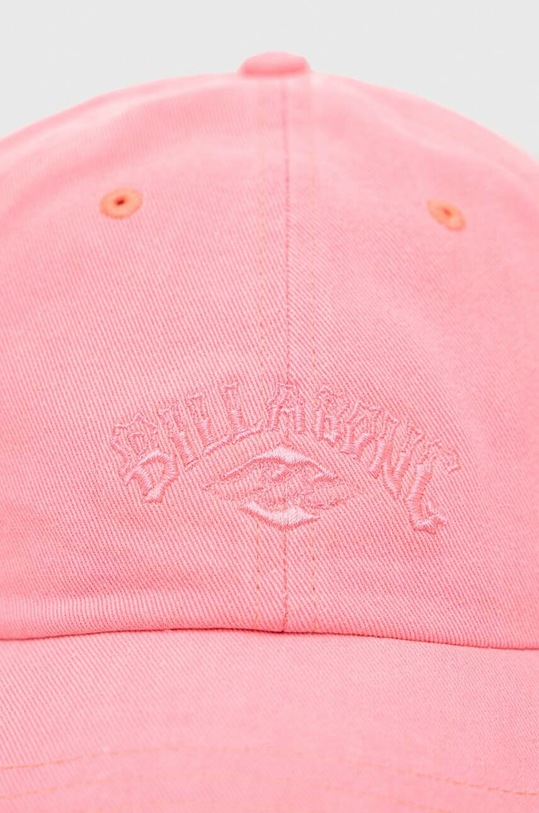 Billabong czapka z daszkiem bawełniana EBJHA00106 różowy SS23