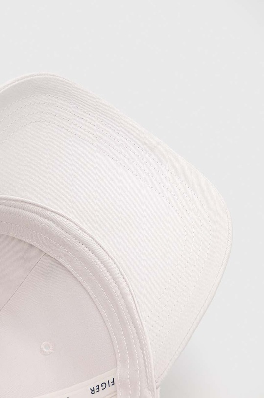 Bavlněná baseballová čepice Tommy Hilfiger bílá AW0AW14526.PPYX
