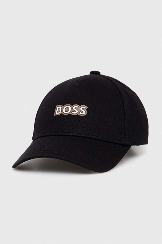 BOSS sapca bumbac negru 50493408